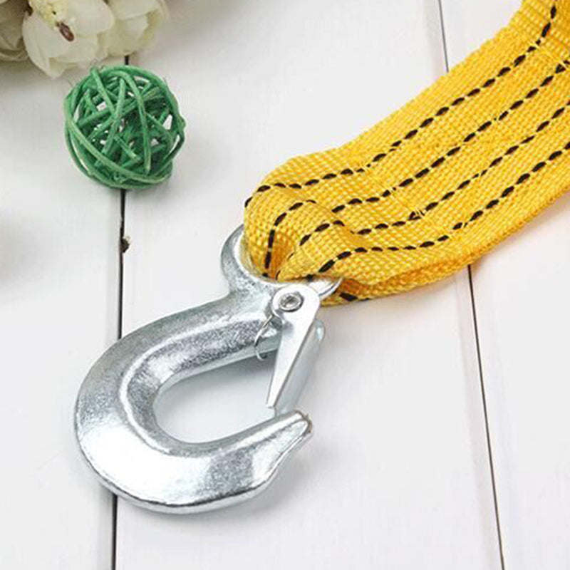 4m 3 Tons Nylon Car Traction Tow Cable for Truck Trailer Winch Towing Pull Rope Strap with Hooks 4m 3 Tons Nylon Car Traction Tow Cable for Truck Trailer Winch Towing Pull Rope Strap with Hooks